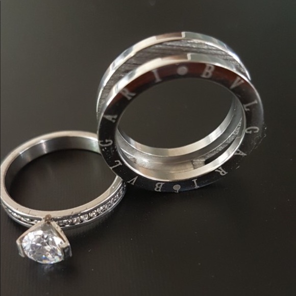 2pc Solitaire Ring Guard set - Picture 5 of 7